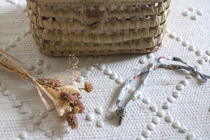 Le pendule en jaspe dalmatien
