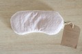 Le masque pour les yeux - vichy rose