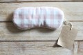 Le masque pour les yeux - vichy flanelle rose