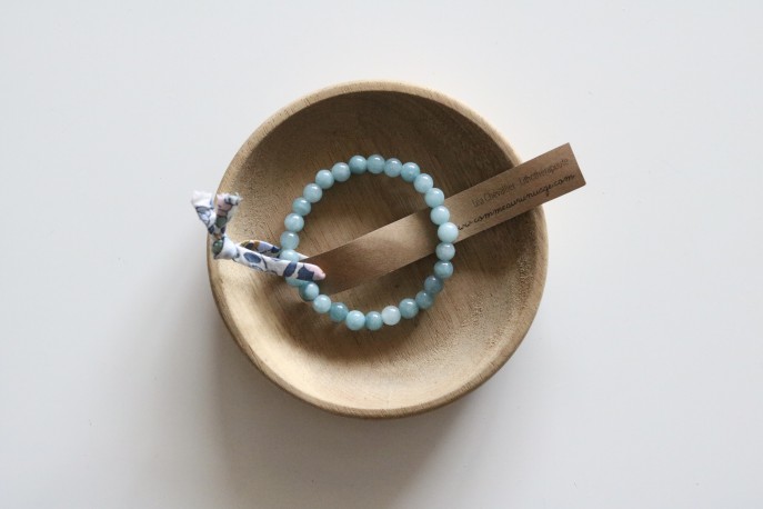 Bracelet aigue-marine