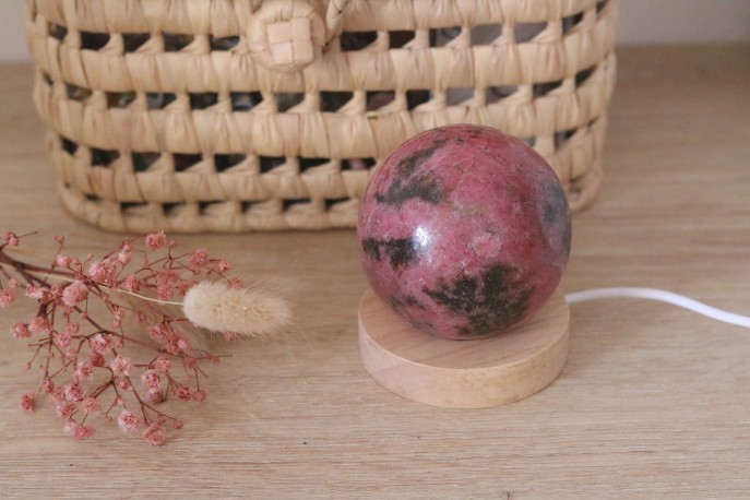 Sphère rhodonite