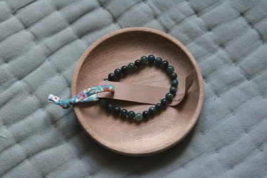 Bracelet agate mousse