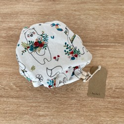 Recouvre plat en imprimé aquarelle