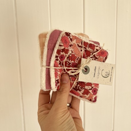 Poppy rose + double gaze rose + vichy nude