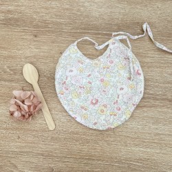 Bavoir en betsy lait fraise