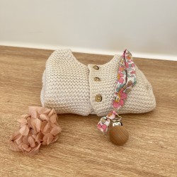 Attache tétine en betsy cupcake