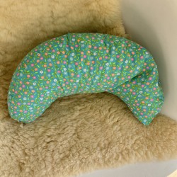Coussin demi-lune, imprimé mint