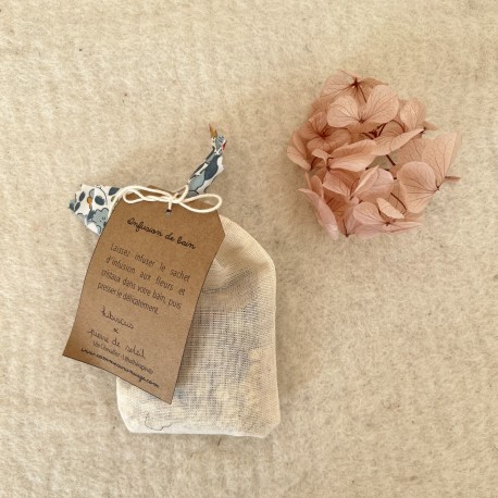 L'infusion de bain, cristaux et avoine