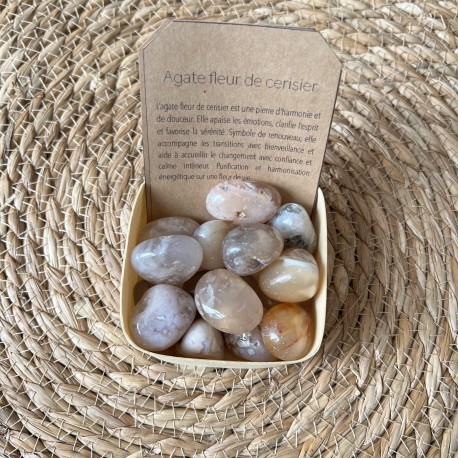 Agate fleur de cerisier