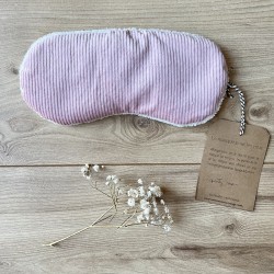 Le masque pour les yeux - velours poudre