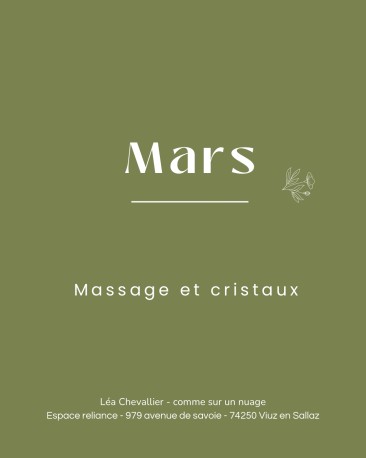 Massage sacré aux cristaux - Mars 2026