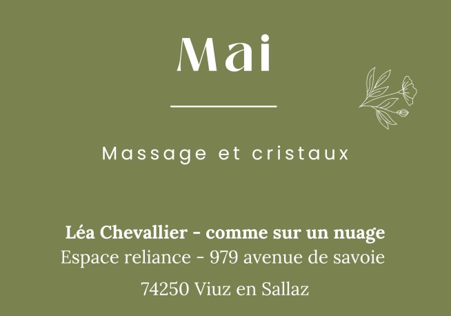 Massage sacré aux cristaux - Mai 2026