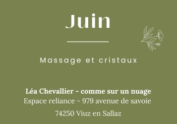 Massage sacré aux cristaux - Juin 2026