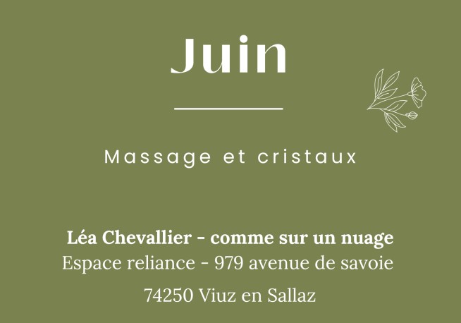 Massage sacré aux cristaux - Juin 2026